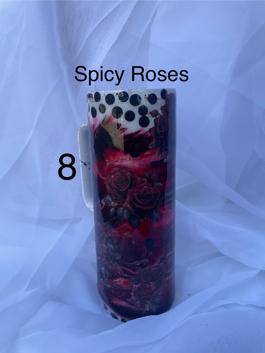 Spicy Roses Epoxy Coffee Cup