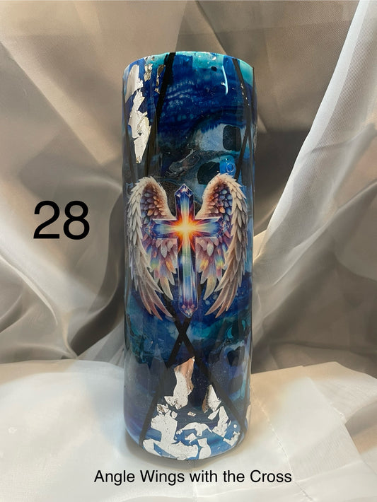 Angel wings with the cross